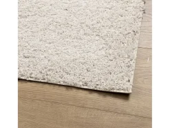 Vito Alfombra peluda de pelo largo moderna PAMPLONA crema 140x200 cm