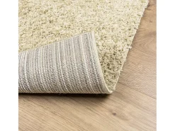 Vito Alfombra peluda de pelo largo moderna PAMPLONA dorado 100x200cm
