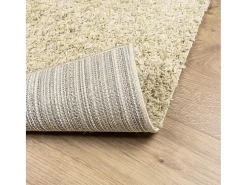 Vito Alfombra peluda de pelo largo moderna PAMPLONA dorado 120x170cm