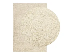 Vito Alfombra peluda de pelo largo moderna PAMPLONA dorado 120x170cm