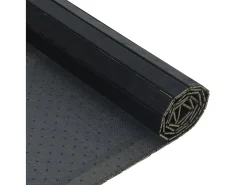 Wakil Alfombra rectangular bambú negro 60x300 cm
