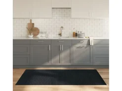 Wakil Alfombra rectangular bambú gris 100x200 cm