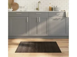 Wakil Alfombra rectangular bambú marrón oscuro 70x100 cm