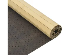 Wakil Alfombra rectangular bambú color natural claro 60x300 cm