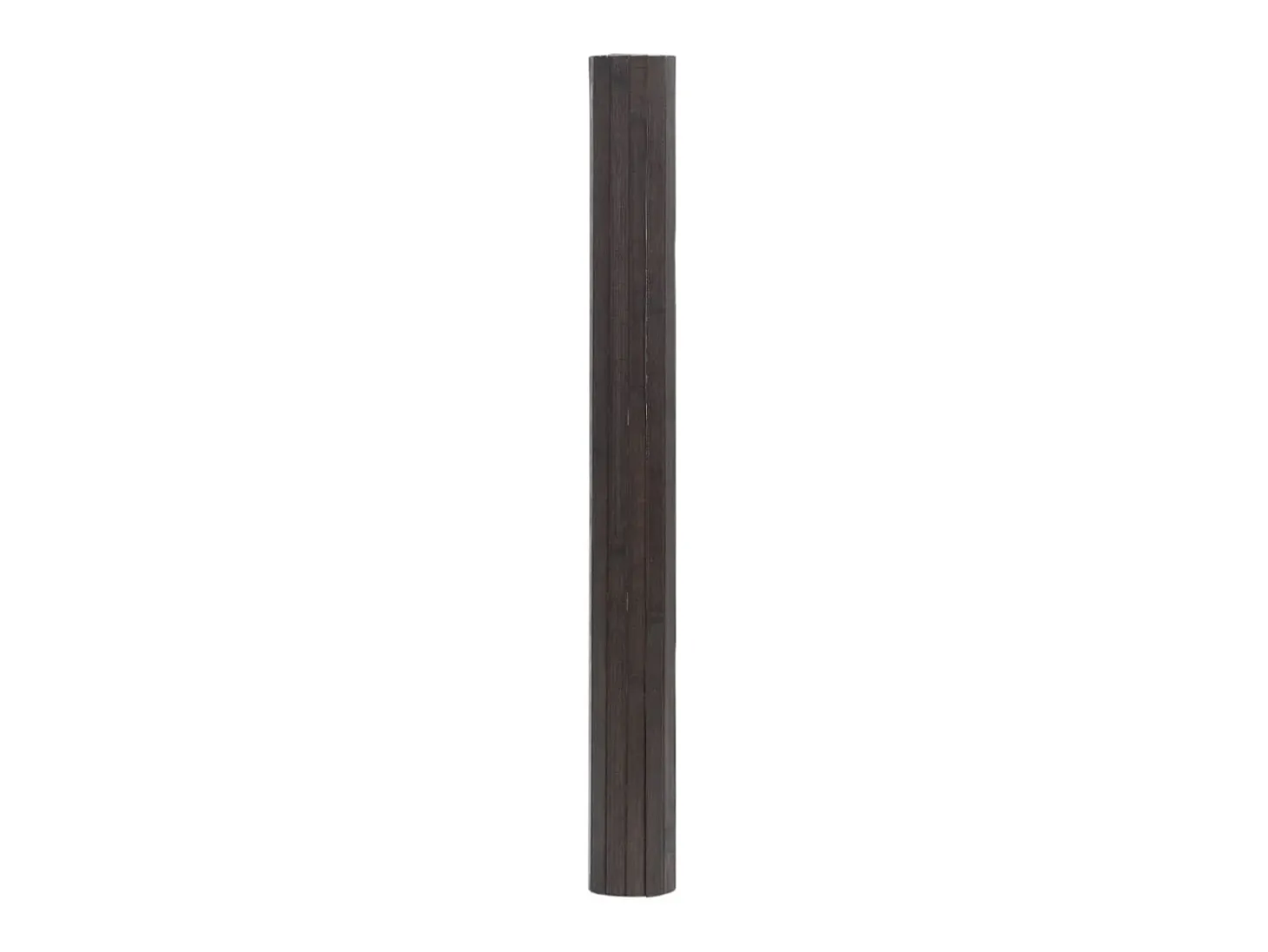 Wakil Alfombra rectangular bambú marrón oscuro 70x200 cm