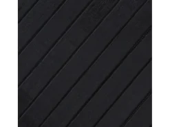 Wakil Alfombra rectangular bambú negro 70x100 cm