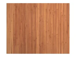 Wakil Alfombra rectangular bambú marrón 80x100 cm