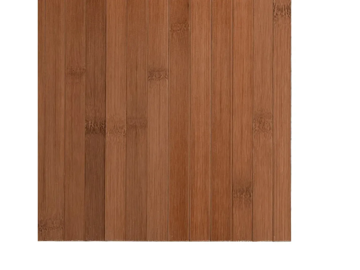 Wakil Alfombra rectangular bambú marrón 70x200 cm