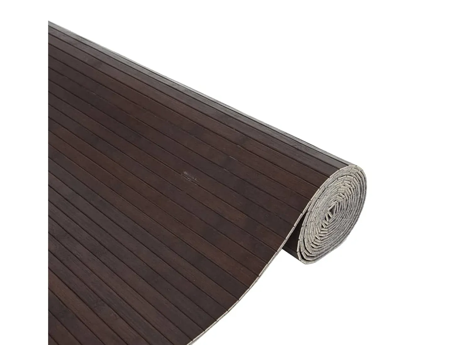 Wakil Alfombra rectangular bambú marrón oscuro 80x100 cm