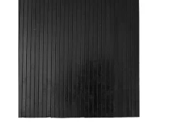 Wakil Alfombra rectangular bambú negro 80x300 cm