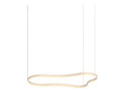 WAVES-3 SP, Colgante de metal dorado, Ideal Lux