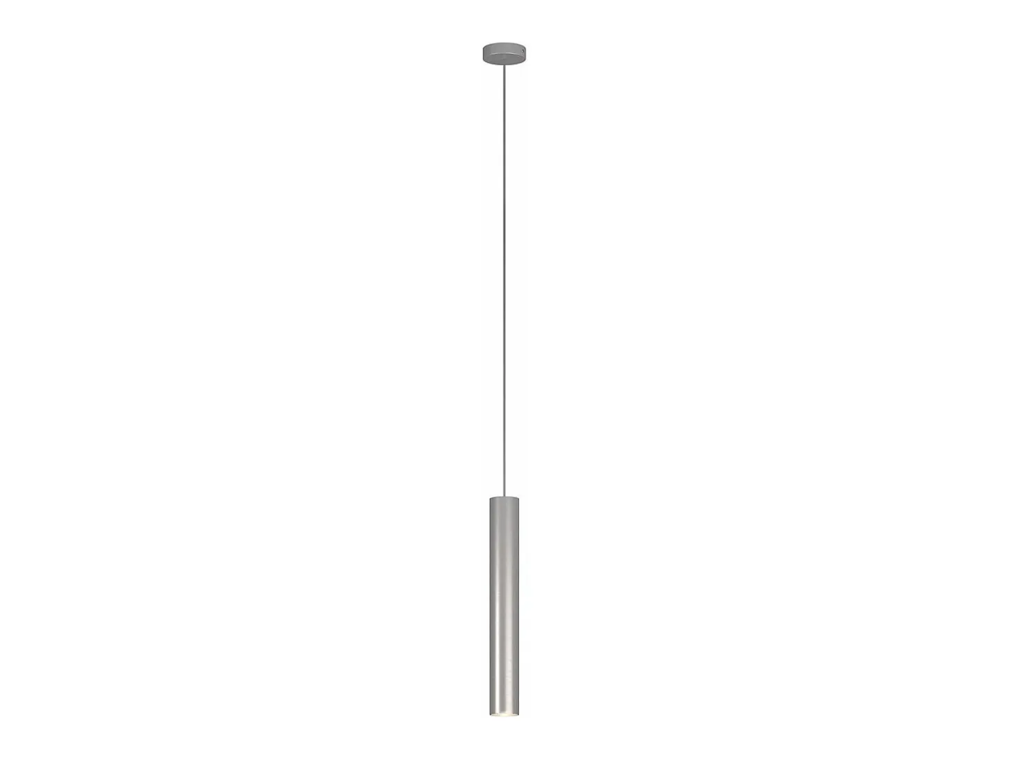 Xena Sospensione 1 Luce Alluminio Con Cavo Cm.250 E Rosone Alluminio