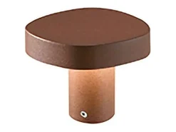 Zafferano Ciottolo - Baliza LED exterior IP54 7W 3000K diseño moderno en aluminio para jardines y caminos - 10 cm Gris Oscuro