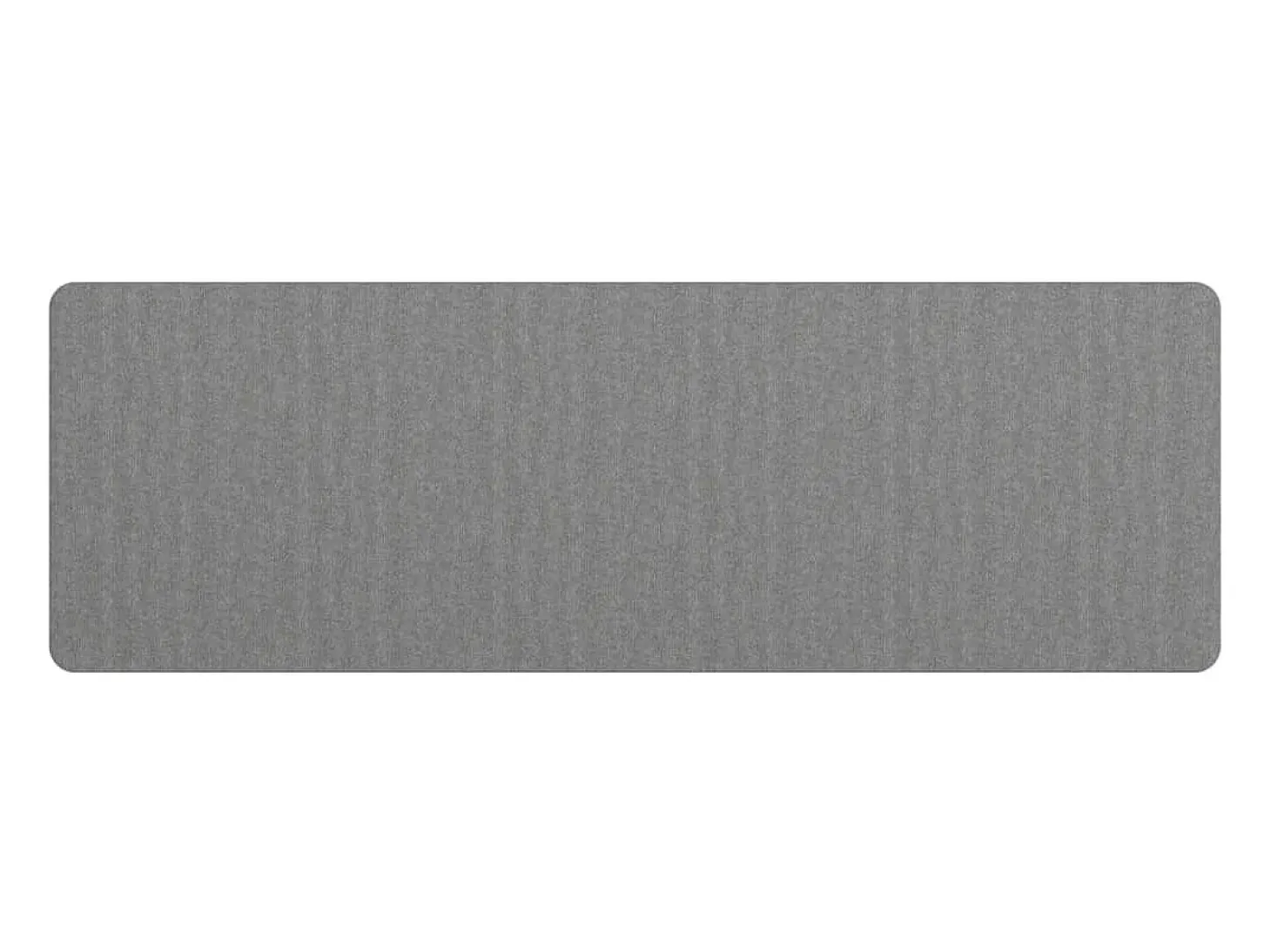 Zev Alfombra de pasillo gris 60x180 cm