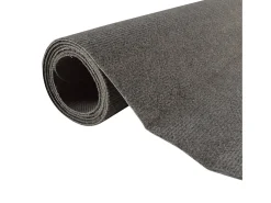 Zev Alfombra de pasillo gris antracita 80x180 cm