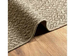 ZIZUR alfombra beige 120x170 cm aspecto yute interior exterior